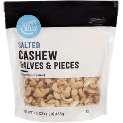 Amazon Brand - Happy Belly Cashew Halves & Pieces